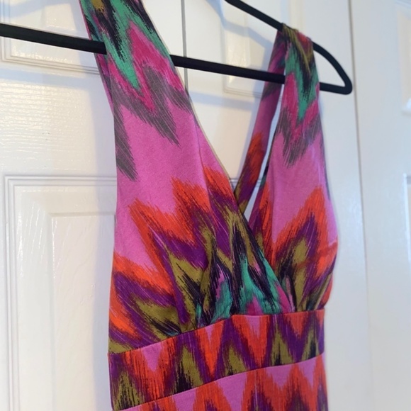 No Boundaries size large colorful maxi dress - Picture 3 of 7